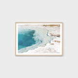 Ex Display - Crystal Lake 86cm x 62cm Poster - Natural Frame Wall Art Warran-Local