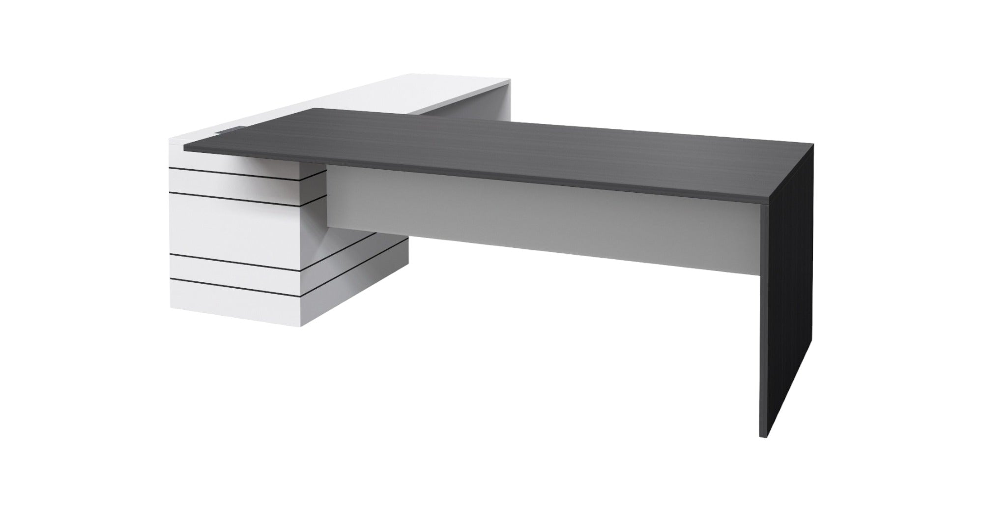 Custom Envoy 2.1m Executive Office Desk - Right Return Office Desk Dee Kay-Local   