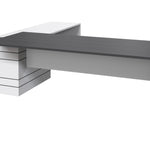 Custom Envoy 2.1m Executive Office Desk - Right Return Office Desk Dee Kay-Local   