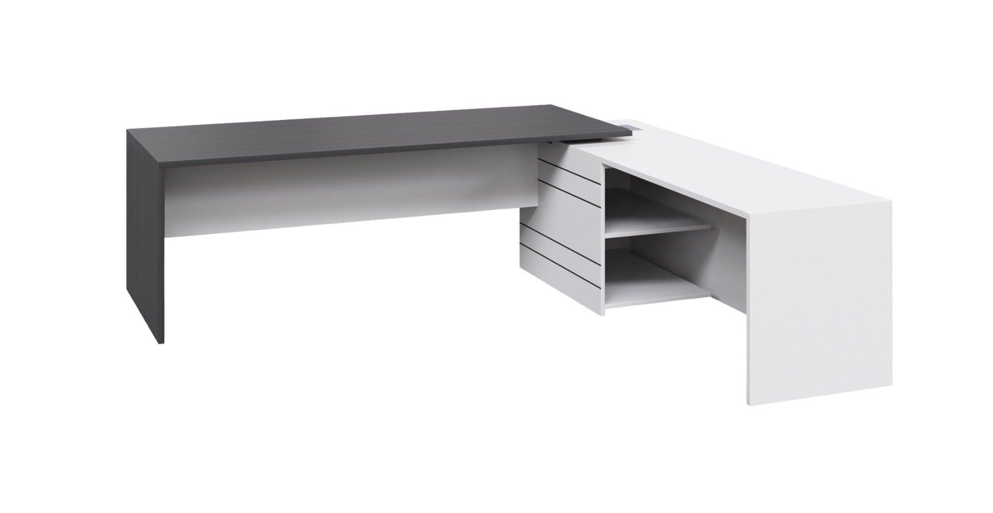 Custom Envoy 2.1m Executive Office Desk - Right Return Office Desk Dee Kay-Local   