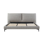 Celeste Fabric Queen Bed Frame - Olive Brown Boucle Bed Frame YoBed-Core