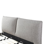 Celeste Fabric Queen Bed Frame - Olive Brown Boucle Bed Frame YoBed-Core