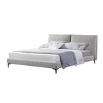 Celeste Fabric Queen Bed Frame - Olive Brown Boucle Bed Frame YoBed-Core