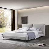 Celeste Fabric Queen Bed Frame - Olive Brown Boucle Bed Frame YoBed-Core