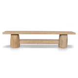 Josif 2.06m Elm Bench - Natural Dining Bench Nasa-Core