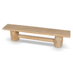 Josif 2.06m Elm Bench - Natural Dining Bench Nasa-Core