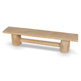 Josif 2.06m Elm Bench - Natural Dining Bench Nasa-Core