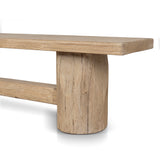 Josif 2.06m Elm Bench - Natural Dining Bench Nasa-Core