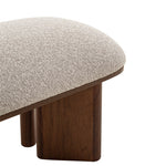 Ex Display - Vico Walnut Bench - Clay Grey Bench Iggy-Core