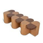 Artea 1.68m Dining Bench - Two Tone Natural Dining Bench Century-Core