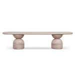 Ex Display - Palatino 2m Indoor Bench - Light Travertine Look Dining Bench Concrete-Core