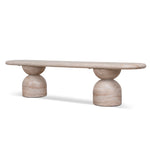 Ex Display - Palatino 2m Indoor Bench - Light Travertine Look Dining Bench Concrete-Core