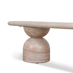 Ex Display - Palatino 2m Indoor Bench - Light Travertine Look Dining Bench Concrete-Core