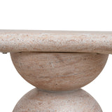 Ex Display - Palatino 2m Indoor Bench - Light Travertine Look Dining Bench Concrete-Core