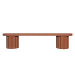 Sovana 2.1m Concrete Bench - Terracotta Dining Bench Concrete-Core