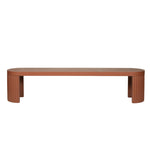 Alaric 2m Concrete Bench - Terracotta Dining Bench Concrete-Core