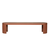 Alaric 2m Concrete Bench - Terracotta Dining Bench Concrete-Core