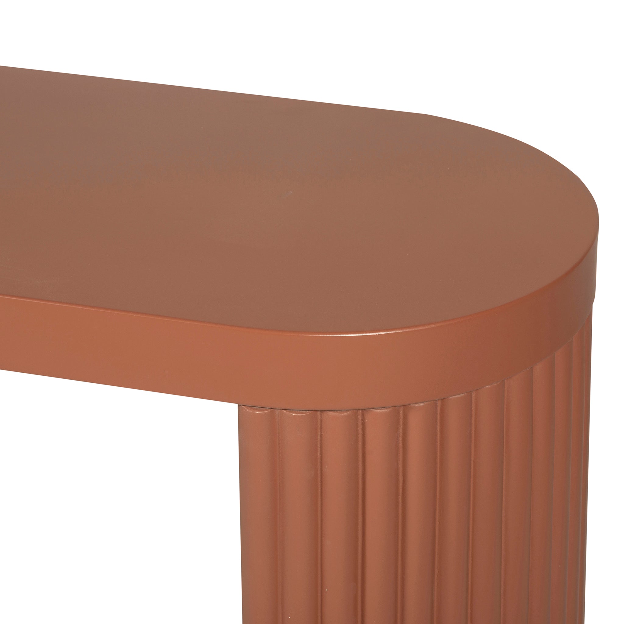 Alaric 2m Concrete Bench - Terracotta Dining Bench Concrete-Core
