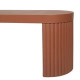 Alaric 2m Concrete Bench - Terracotta Dining Bench Concrete-Core