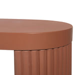 Alaric 2m Concrete Bench - Terracotta Dining Bench Concrete-Core