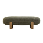 Callistia 1.5m Long Bench - Woven Green Dining Bench Iggy-Core