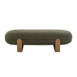 Callistia 1.5m Long Bench - Woven Green Dining Bench Iggy-Core