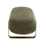 Callistia 1.5m Long Bench - Woven Green Dining Bench Iggy-Core