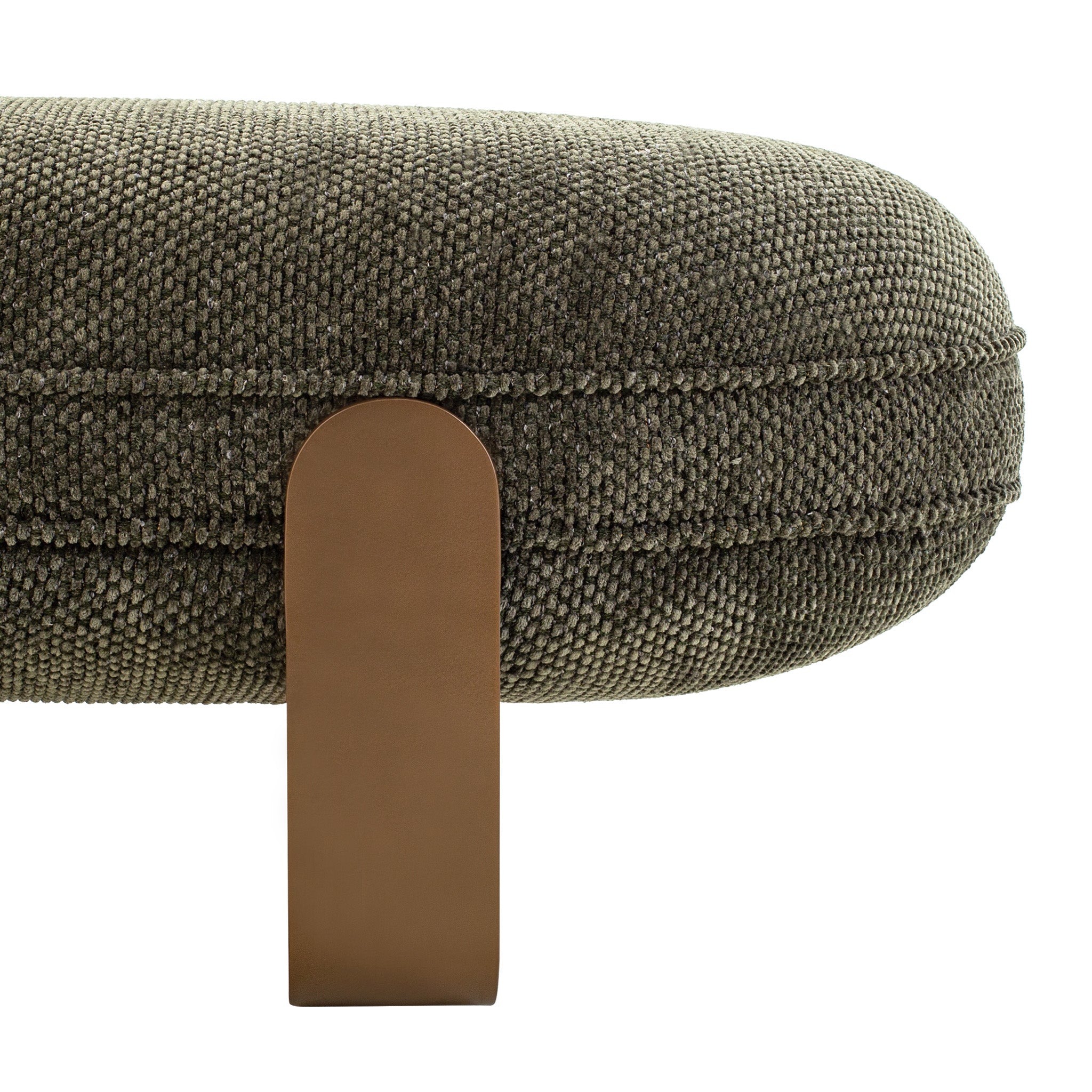 Callistia 1.5m Long Bench - Woven Green Dining Bench Iggy-Core