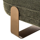 Callistia 1.5m Long Bench - Woven Green Dining Bench Iggy-Core