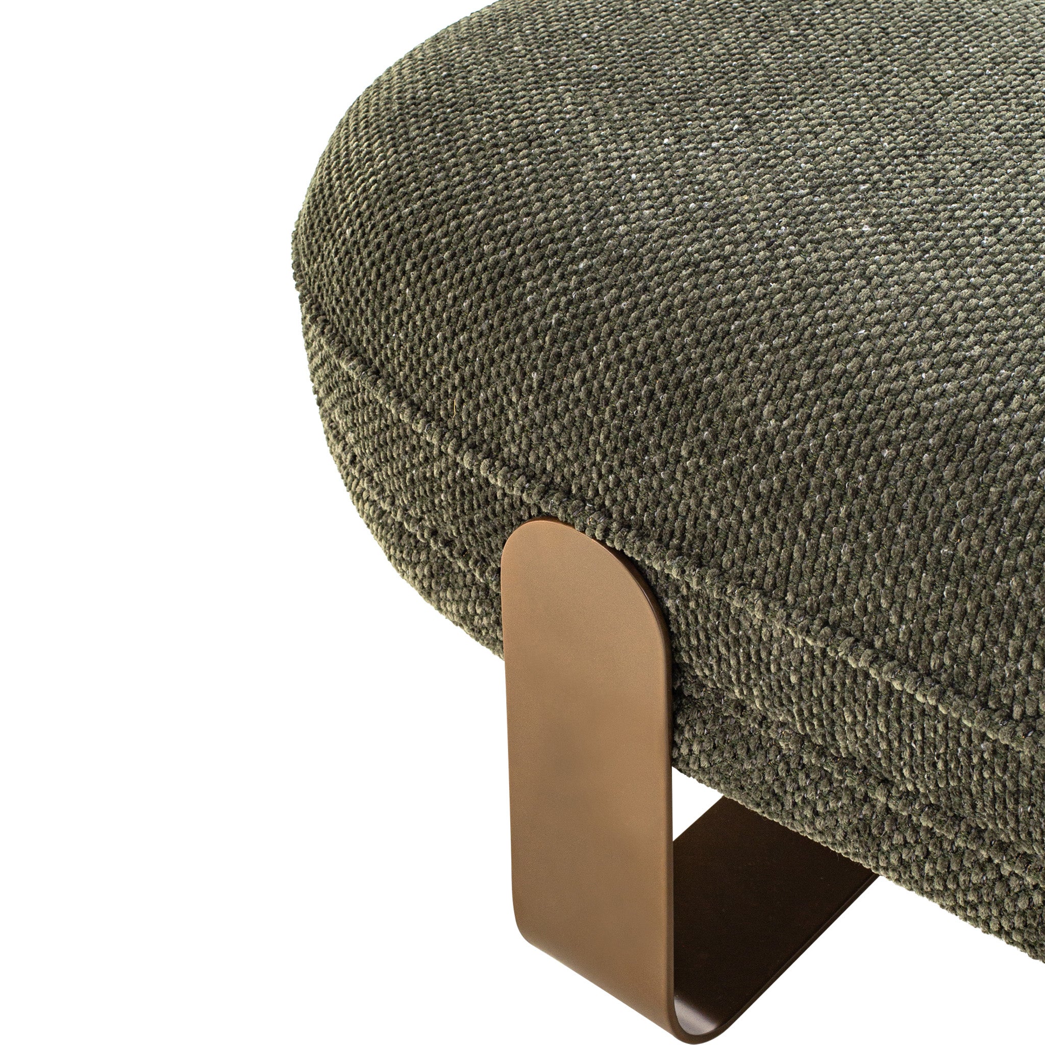 Callistia 1.5m Long Bench - Woven Green Dining Bench Iggy-Core