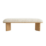 Vico 1.5m Natural Bench - Honeycomb White Dining Bench Iggy-Core