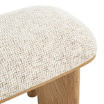 Vico 1.5m Natural Bench - Honeycomb White Dining Bench Iggy-Core