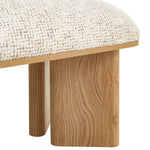 Vico 1.5m Natural Bench - Honeycomb White Dining Bench Iggy-Core