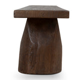 Josif 2m Elm Bench - Dark Brown