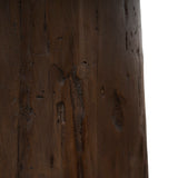 Josif 2.5m Elm Bench - Dark Brown