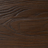 Josif 2.5m Elm Bench - Dark Brown