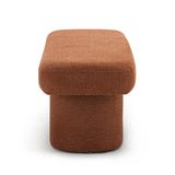 Aroven 1.4m Long Ottoman Bench - Rust Orange