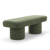 Aroven 1.4m Long Ottoman Bench - Moss Green