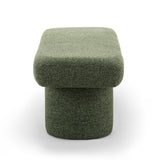 Aroven 1.4m Long Ottoman Bench - Moss Green