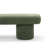 Aroven 1.4m Long Ottoman Bench - Moss Green