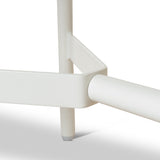 Veronica 1.8m Wooden Bench - Full White Bench KD-Core