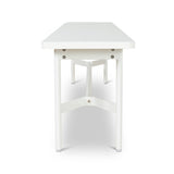 Veronica 1.8m Wooden Bench - Full White Bench KD-Core