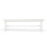 Veronica 1.8m Wooden Bench - Full White Bench KD-Core