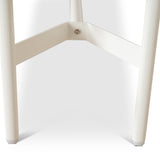 Veronica 1.8m Wooden Bench - Full White Bench KD-Core
