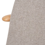 Set of 2 - Paul Natural Dining Chair - Grey Seat Dining Chair Swady-Core