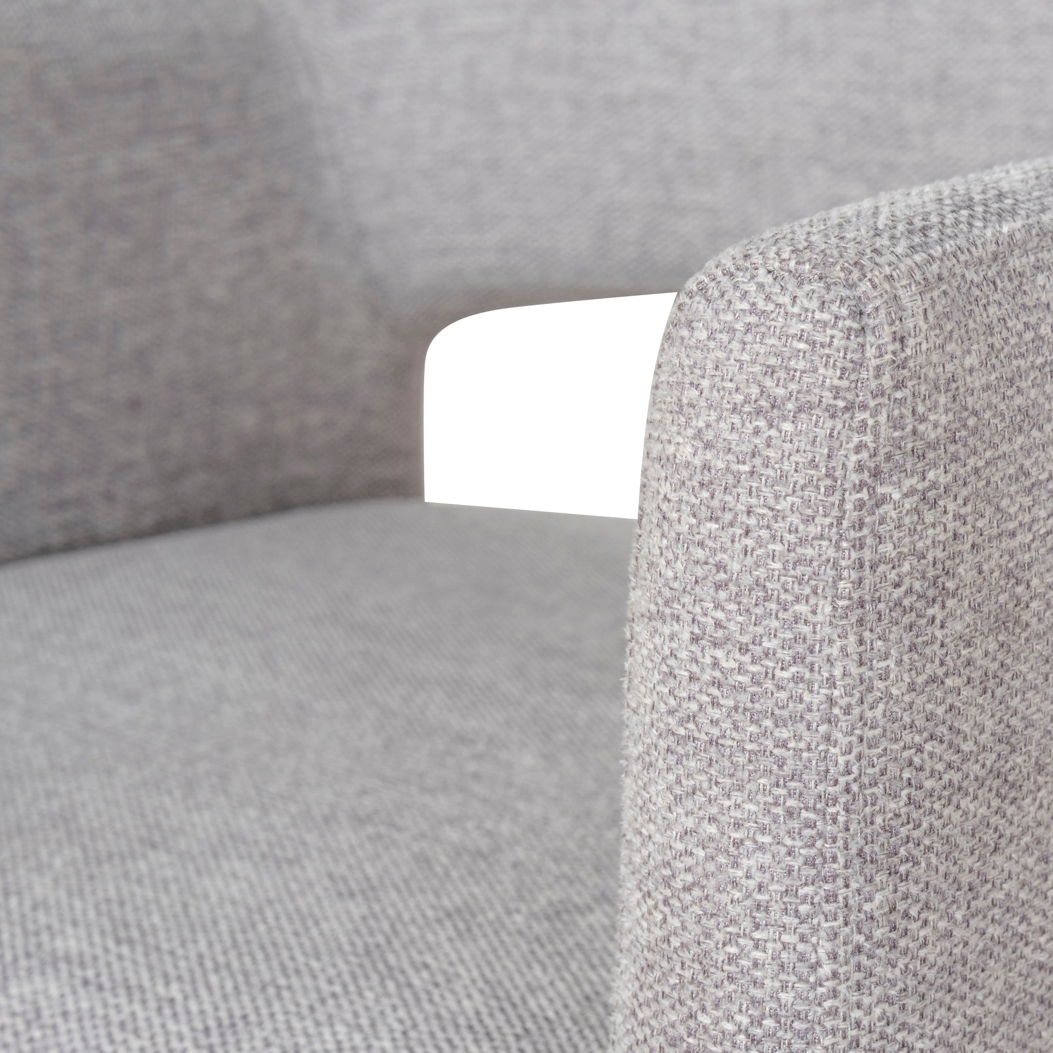 Set of 2 - Marko Fabric Dining Chair - Spec Cloud Grey Dining Chair Dwood-Core   