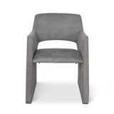 Set of 2 - Marko Fabric Dining Chair - Spec Smoke Grey Dining Chair Dwood-Core