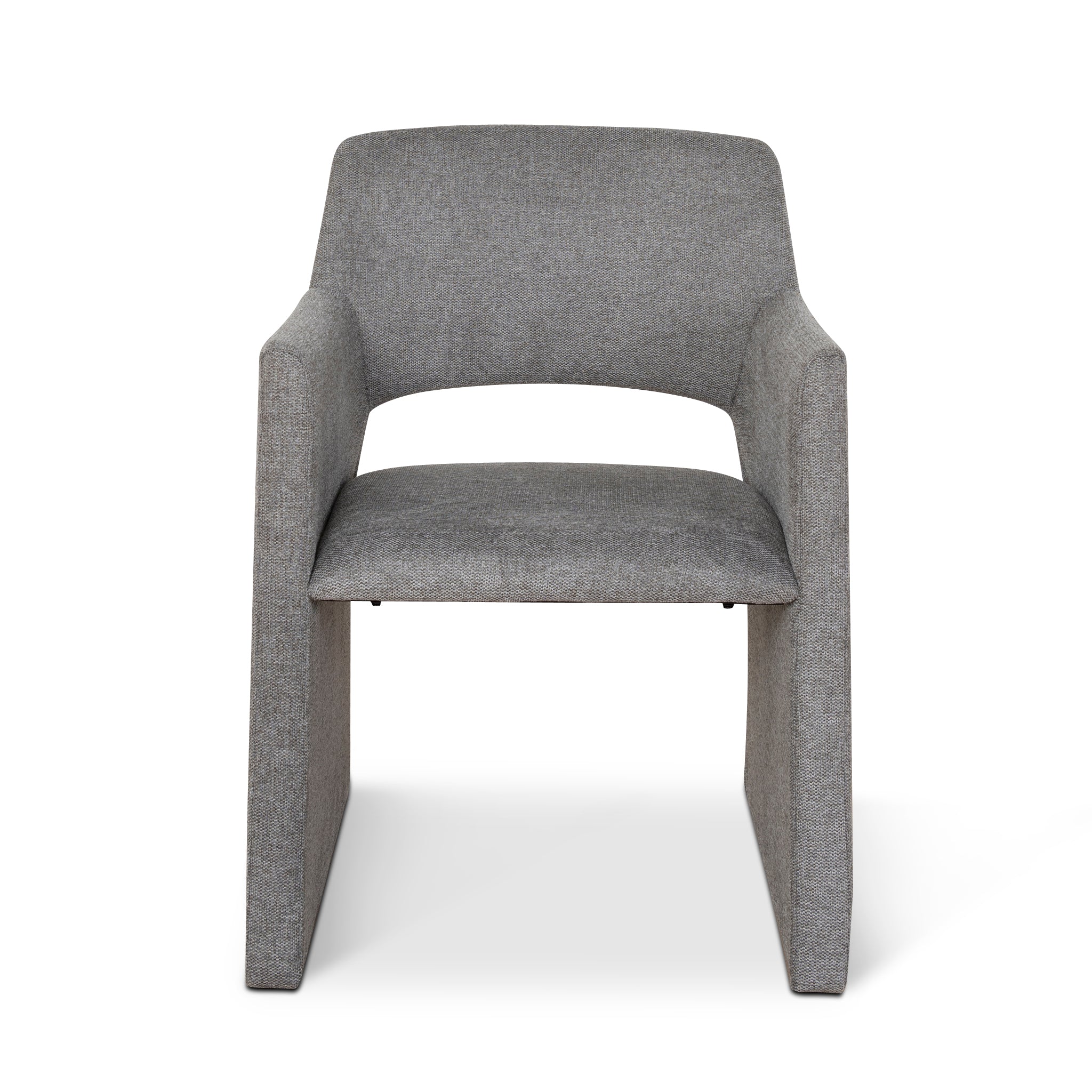 Set of 2 - Marko Fabric Dining Chair - Spec Smoke Grey Dining Chair Dwood-Core