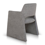 Set of 2 - Marko Fabric Dining Chair - Spec Smoke Grey Dining Chair Dwood-Core