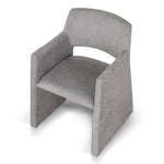 Set of 2 - Marko Fabric Dining Chair - Spec Smoke Grey Dining Chair Dwood-Core